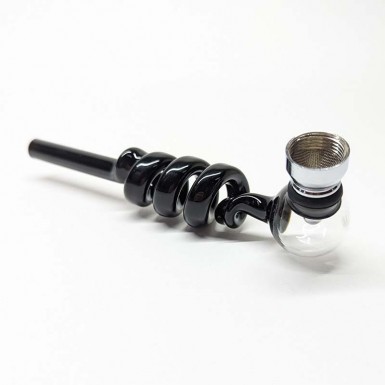 PIPE EN VERRE SPIRALE NOIRE - DREAMLINER